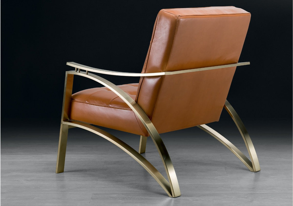 Stone International Camilla Leather Accent Chair