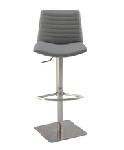 Chintaly 0572 Adjustable Bar Stool, Gray