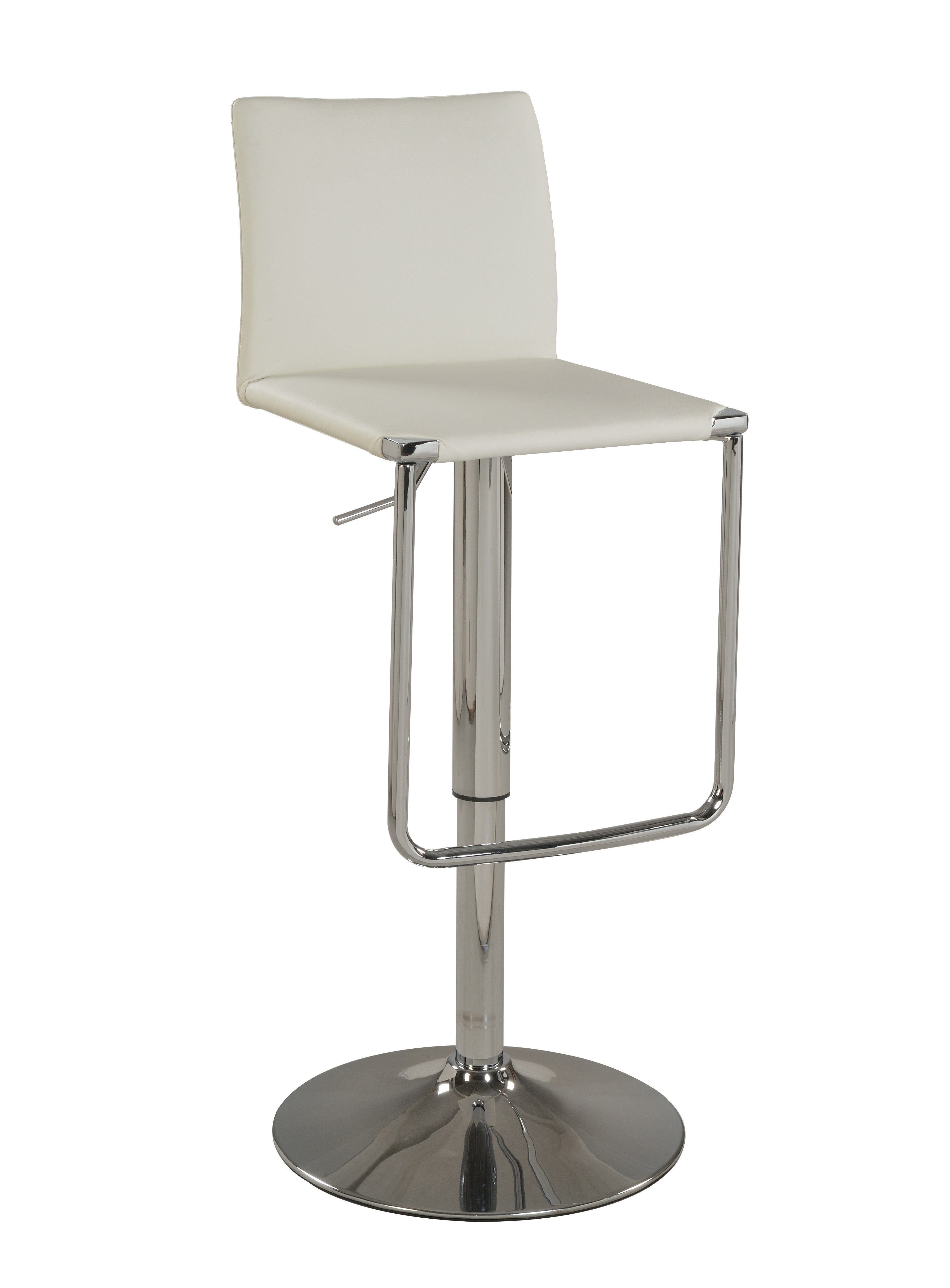 Chintaly 0801 Adjustable Swivel Bar Stool, $233.42, Chintaly, White