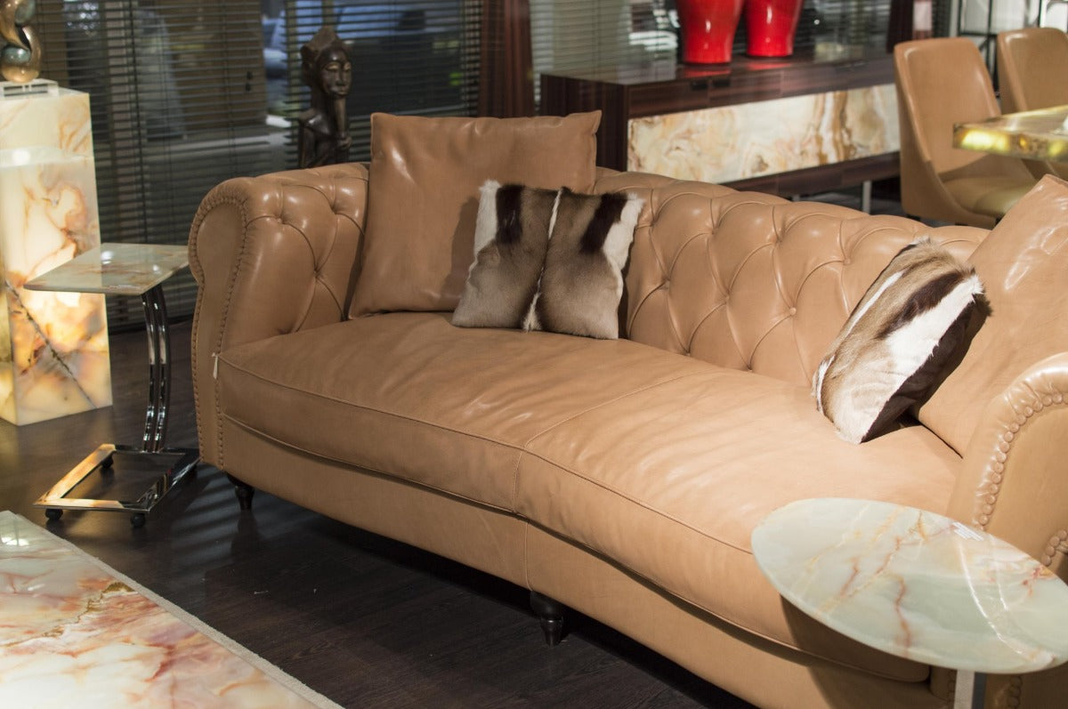 Stone International Chester Leather Sofa