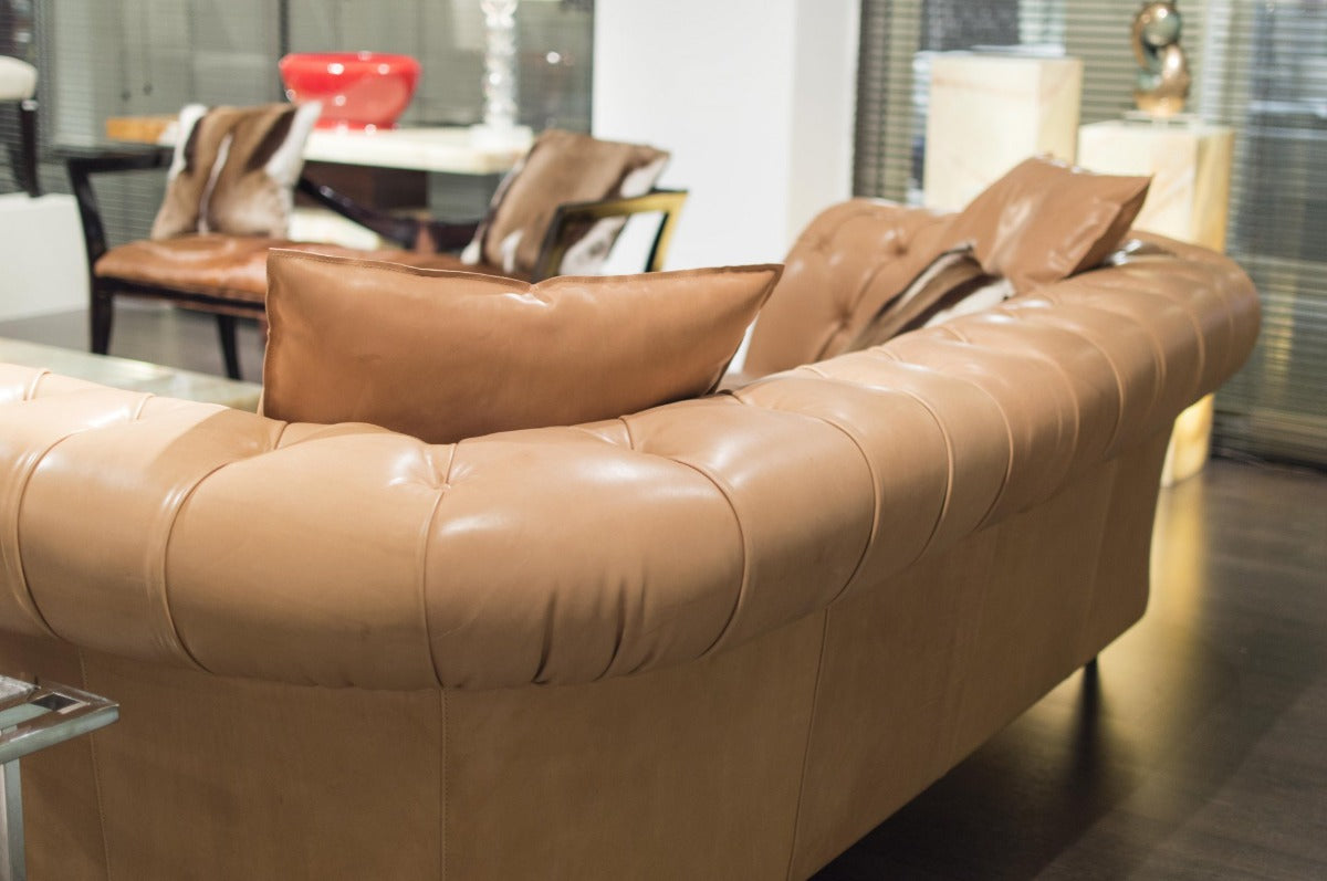 Stone International Chester Leather Sofa
