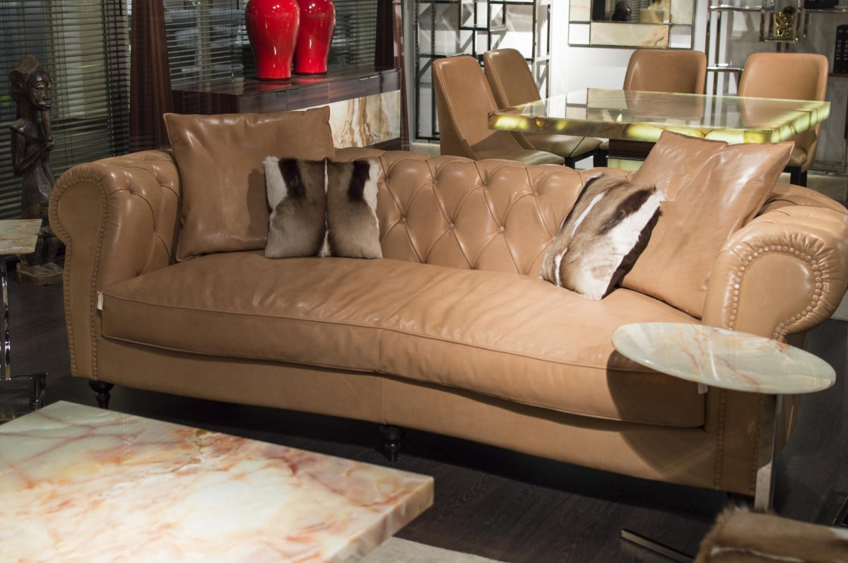 Stone International Chester Leather Sofa