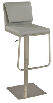 Chintaly 0893 Adjustable Swivel Bar Stool, Gray, $356.62, Chintaly, Gray