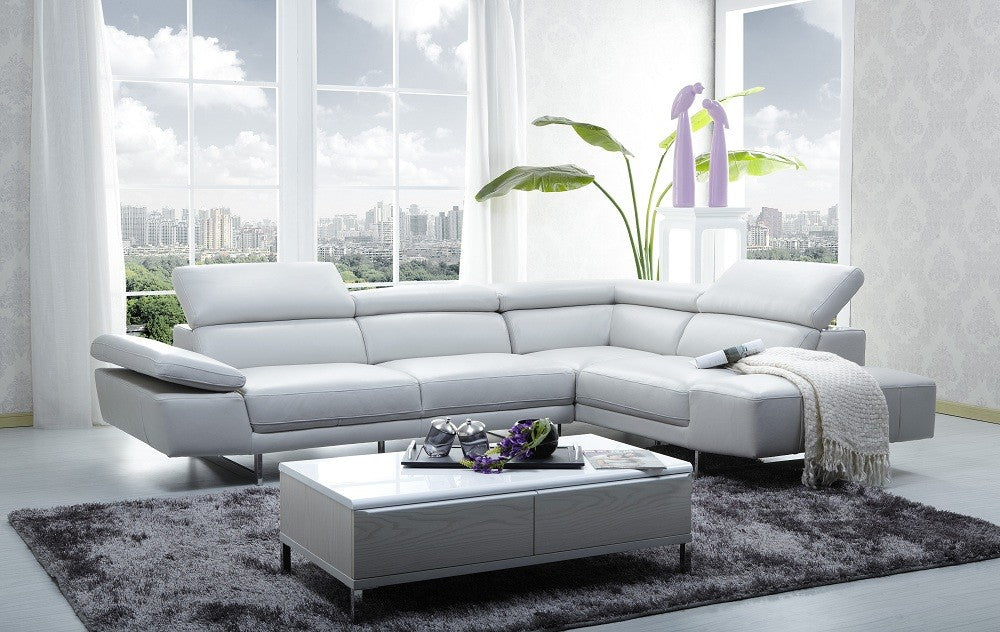 1717 Italian Leather Sectional