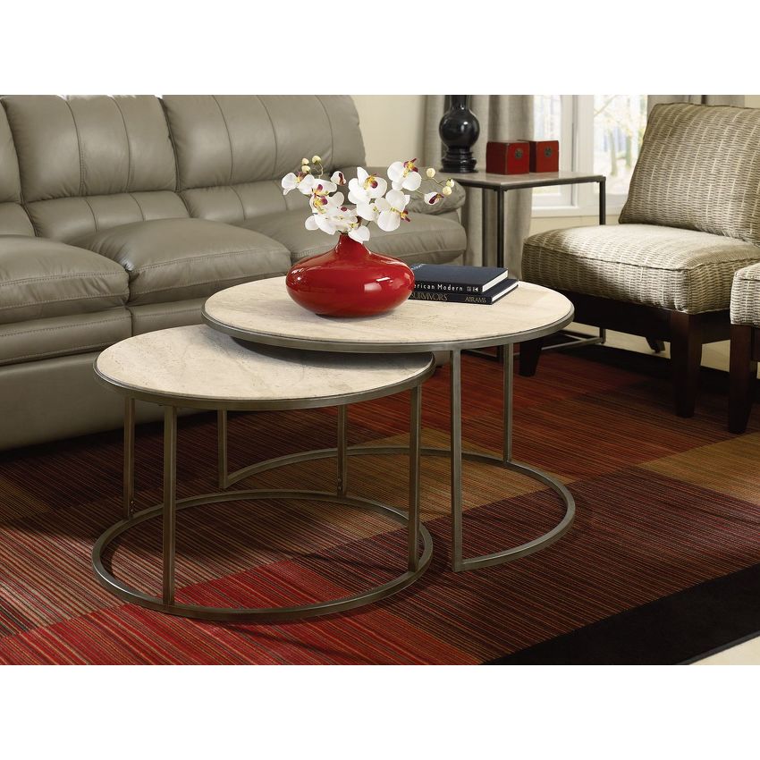 Hammary Modern Basics Round Cocktail Table