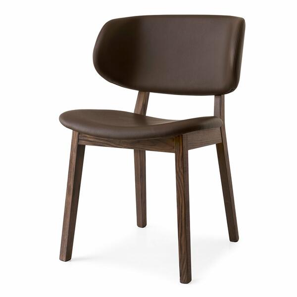 Calligaris CS1443 Claire Wooden Chair with Upholstered Seat and Back | Quick Ship