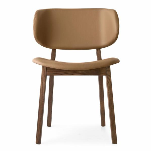 Calligaris CS1443 Claire Wooden Chair with Upholstered Seat and Back | Quick Ship