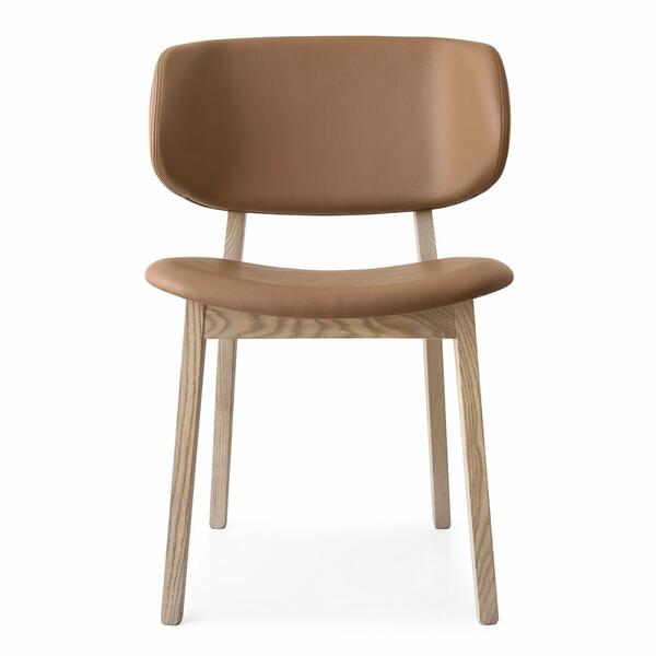 Calligaris CS1443 Claire Wooden Chair with Upholstered Seat and Back | Quick Ship