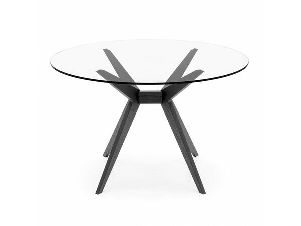 Calligaris Kent 4105-FD120 modern table with round top and wooden base