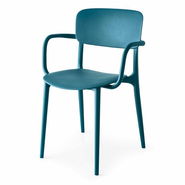 Calligaris Liberty CS-1884 Stackable Plastic Outdoor Armchair | Made to Order
