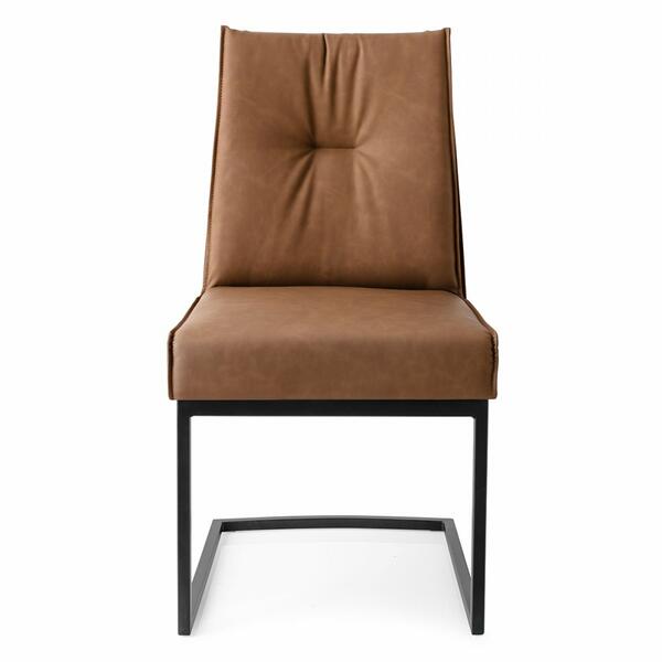 Calligaris Romy Upholstered Chair with Plush Seat and Cantilever Base | Quick Ship