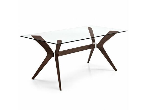 Calligaris Tokyo CS18-FR180 modern table with rectangular top and wooden legs | Made to Order