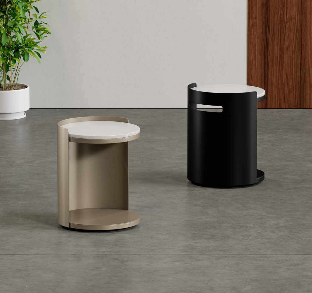 Elite Modern Crescent Accent Table