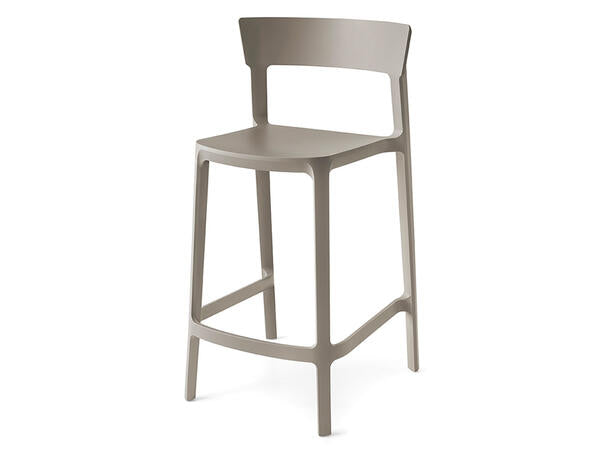 Calligaris Skin CS-1843 stackable polypropylene stool | Quick Ship