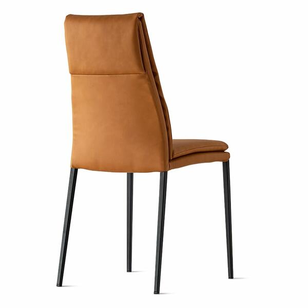 Calligaris Carmen CS2052 Upholstered Chair with Metal Base | Quick Ship