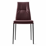 Calligaris Carmen CS2052 Upholstered Chair with Metal Base | Quick Ship