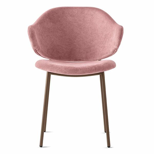 Calligaris Holly CS-2037 Upholstered Armchair with Metal Frame | Quick Ship