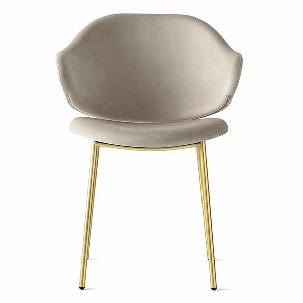 Calligaris Holly CS-2037 Upholstered Armchair with Metal Frame | Quick Ship