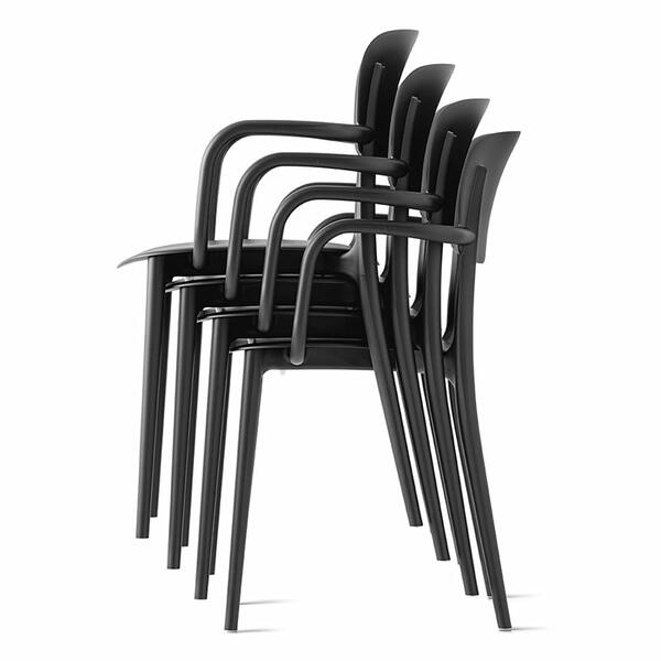 Calligaris Liberty CS-1884 Stackable Plastic Outdoor Armchair | Made to Order