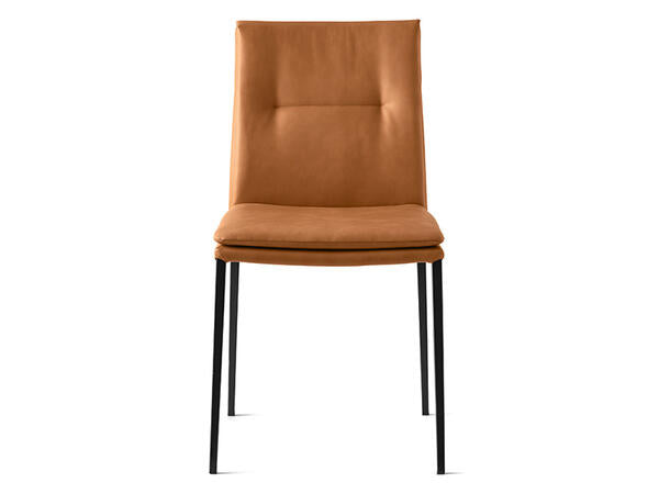 Calligaris Carmen Large Upholstered Chair with Metal Base | Made to Order
