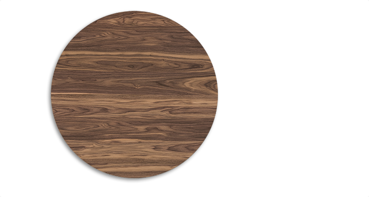 Atrium Wood Round Dining Table