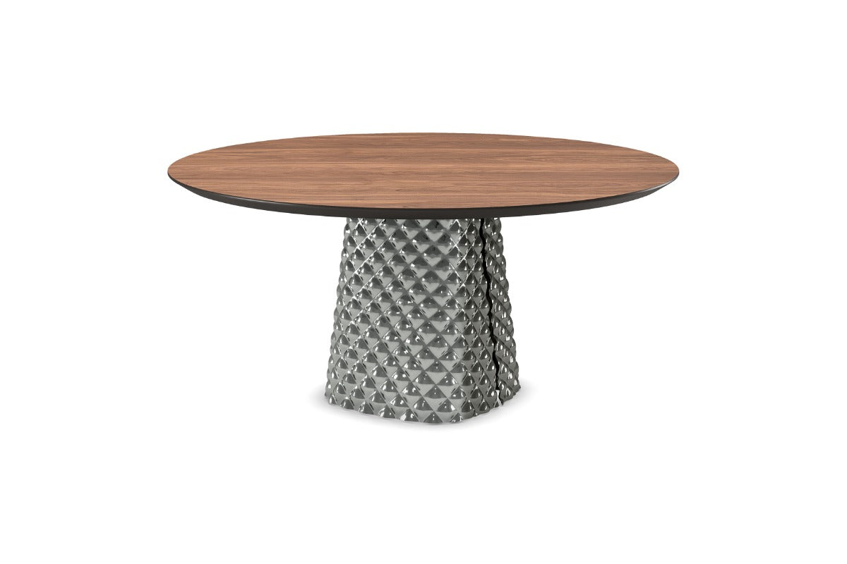 Atrium Wood Round Dining Table