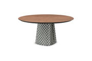 Atrium Wood Round Dining Table