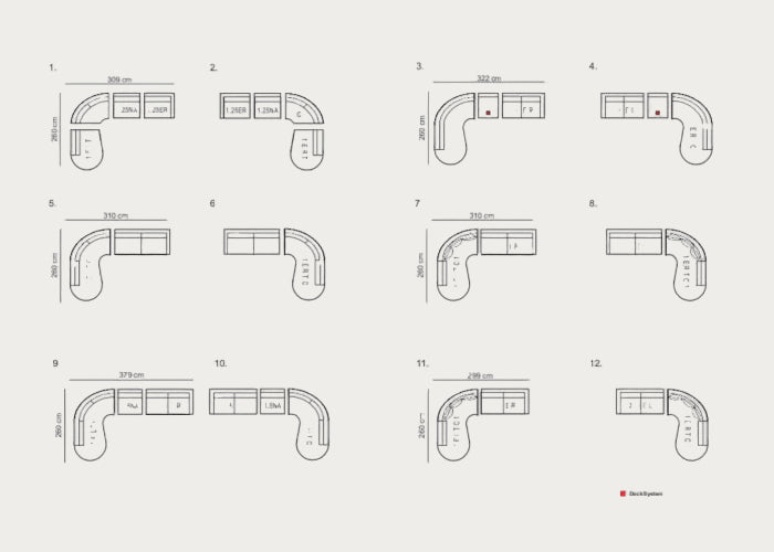 Cecile Sectional | Creative Furniture