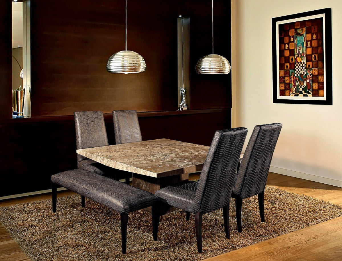Stone International Roma Boat Dining Table