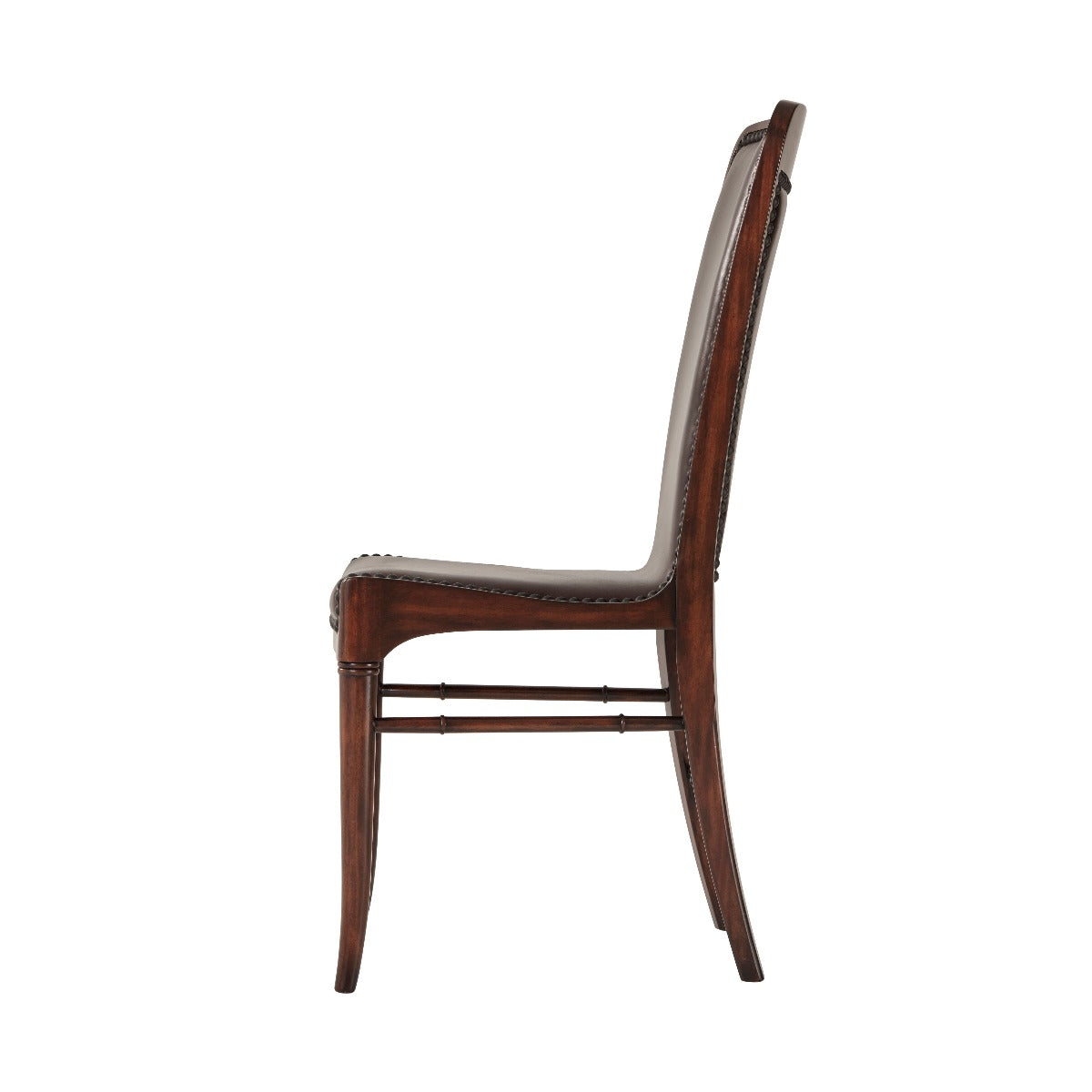 Theodore Alexander Leather Sling Dining Chair