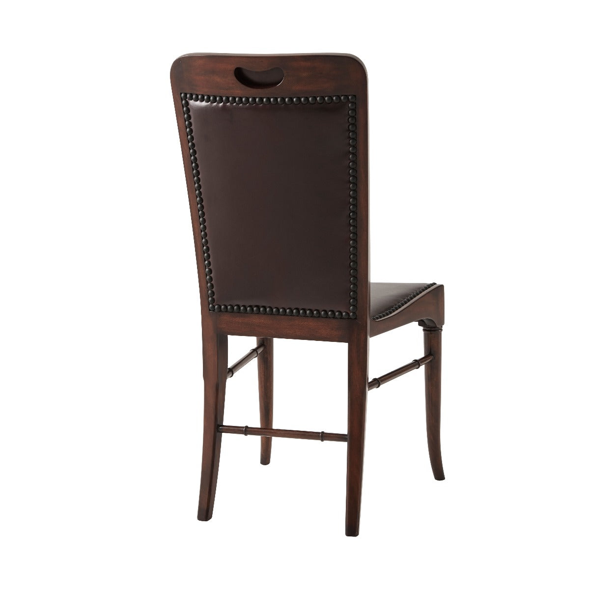 Theodore Alexander Leather Sling Dining Chair