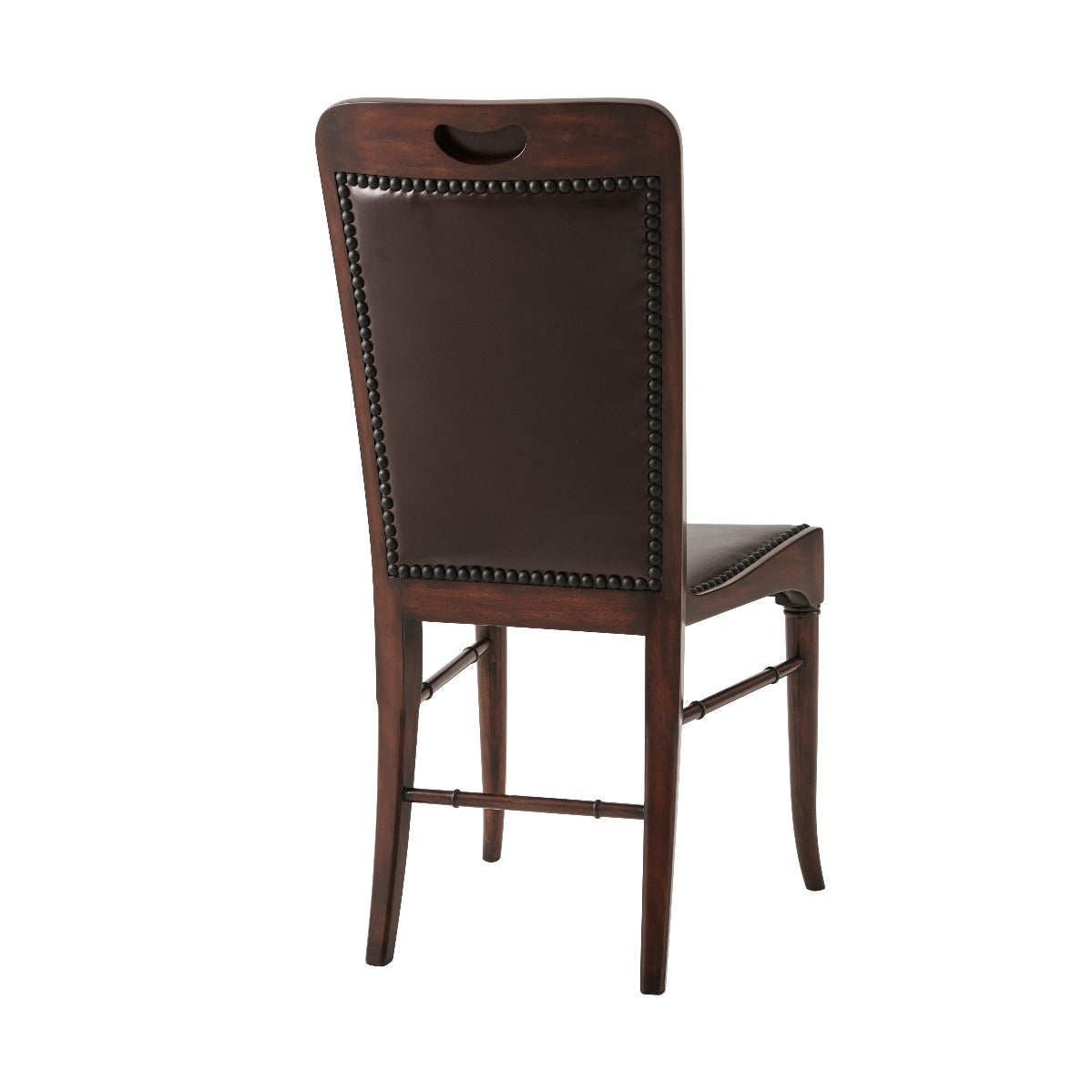 Theodore Alexander Leather Sling Dining Chair