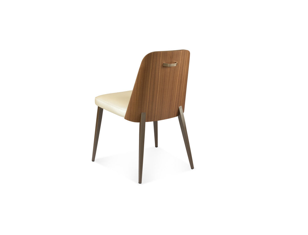 Elite Modern Coco Dining Chair with Wood Back