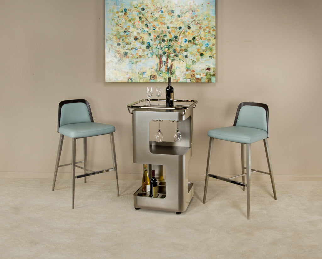 Elite Modern Coco Bar Stool Wood Back