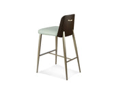 Elite Modern Coco Bar Stool Wood Back