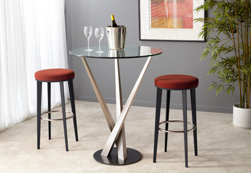 Elite Modern Gus Counter Stool with Round Seat