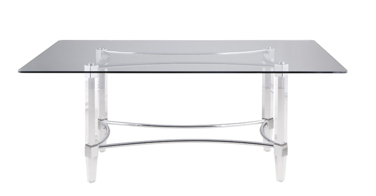 Chintaly Contemporary Dining Table with 42"x 72" Top
