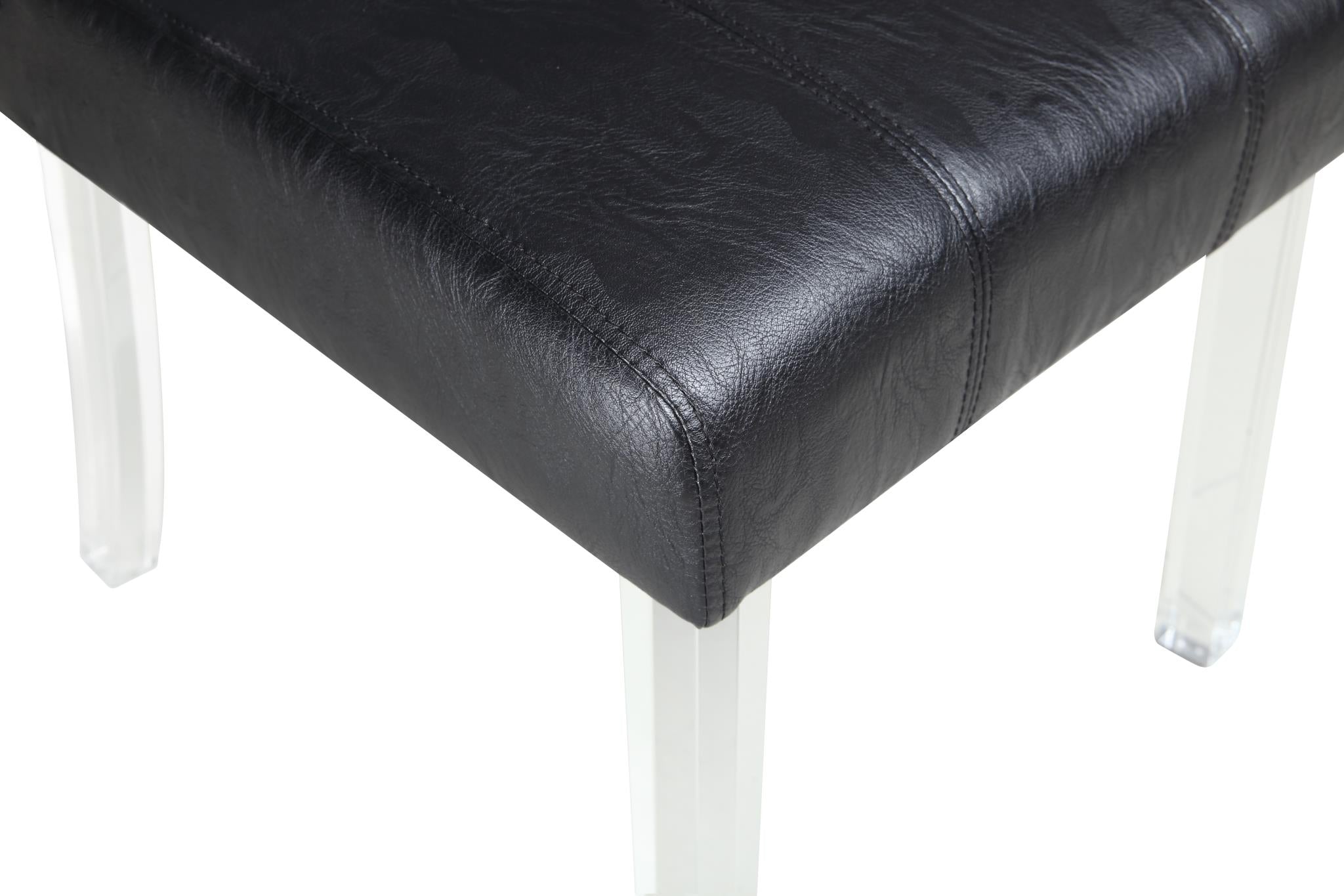 Chintaly Contemporary Curved Flare-Back Parson Side Chair