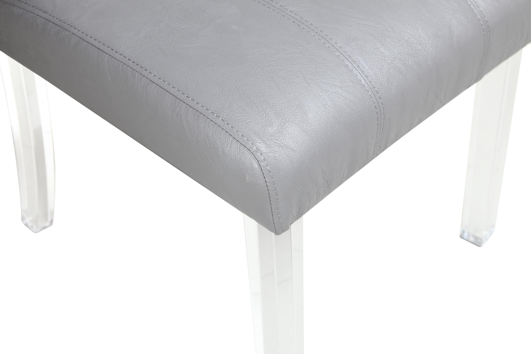 Chintaly Contemporary Curved Flare-Back Parson Side Chair