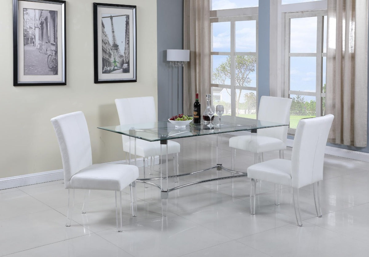 Chintaly Contemporary Dining Table with 36"x 60" Top