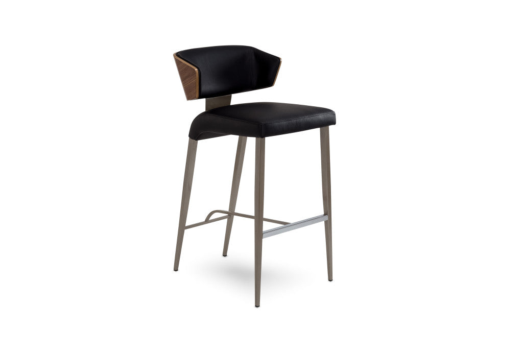 Elite Modern Costa Counter Stool with Wood Back