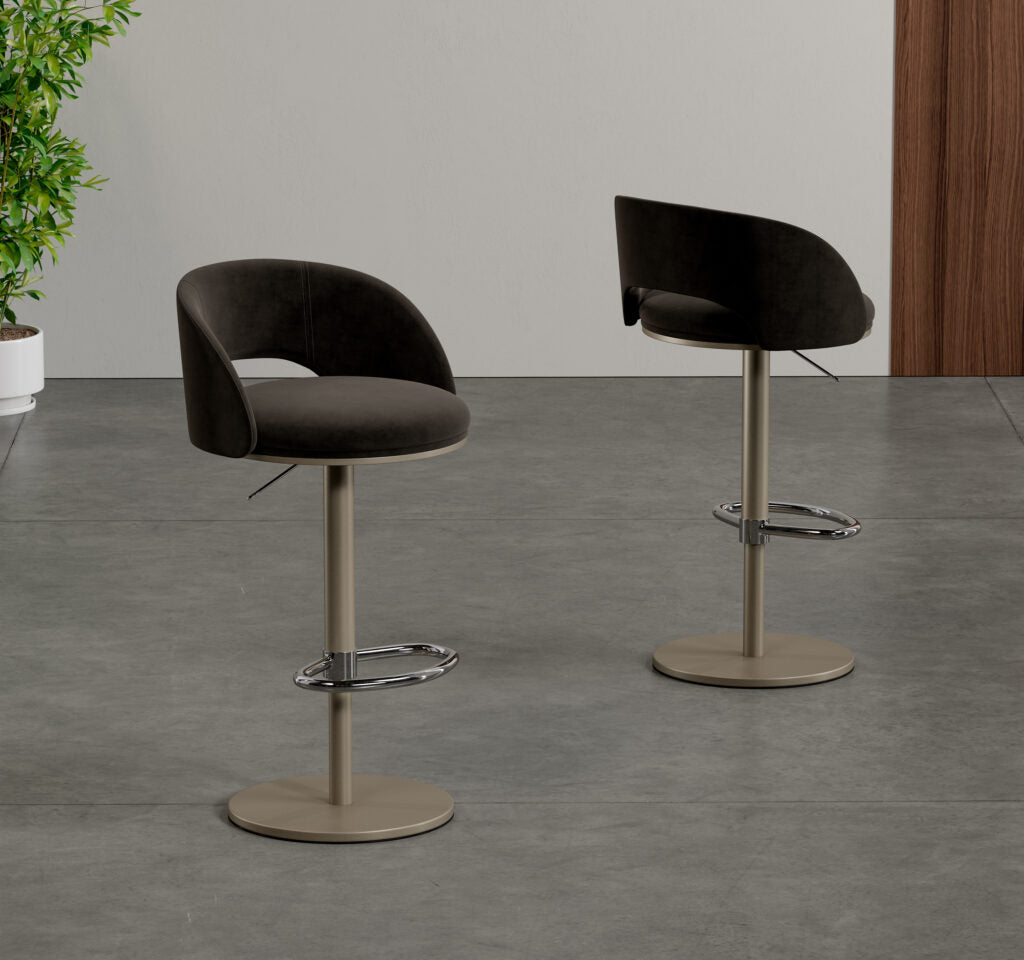 Elite Modern Dana Adjustable Height Swivel Bar Stool