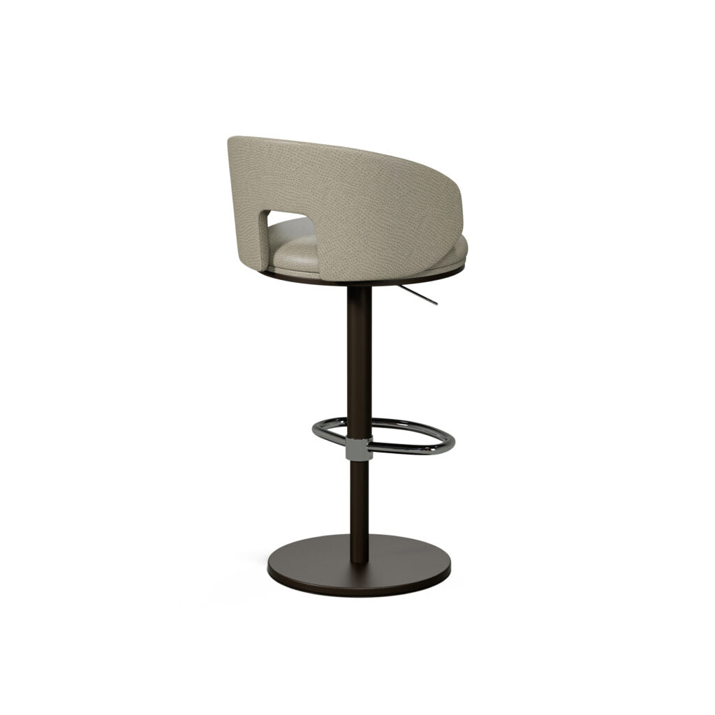 Elite Modern Clay Adjustable Height Swivel Bar Stool