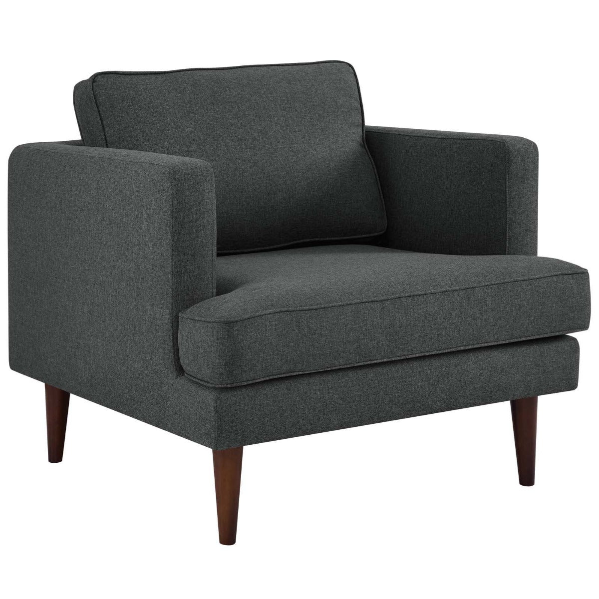 Modway Agile Upholstered Fabric Sofa and Armchair Set