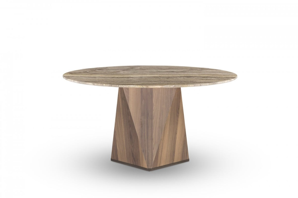 Stone International Diamond Round Dining Table