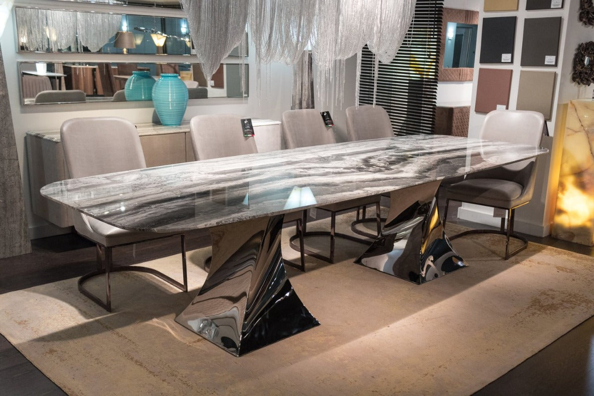 Stone International Twist Dining Table