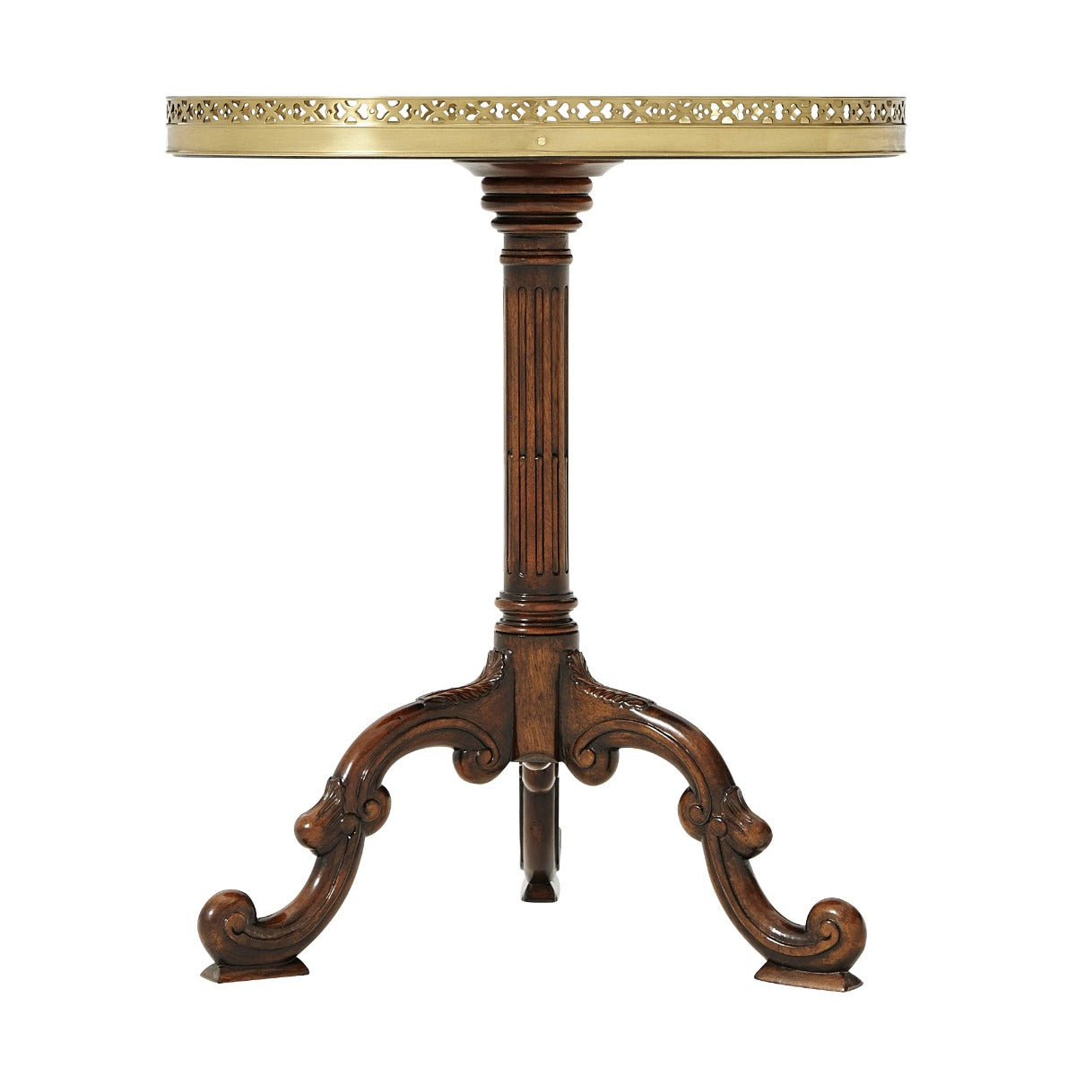 Theodore Alexander Radiating Parquetry Accent Table