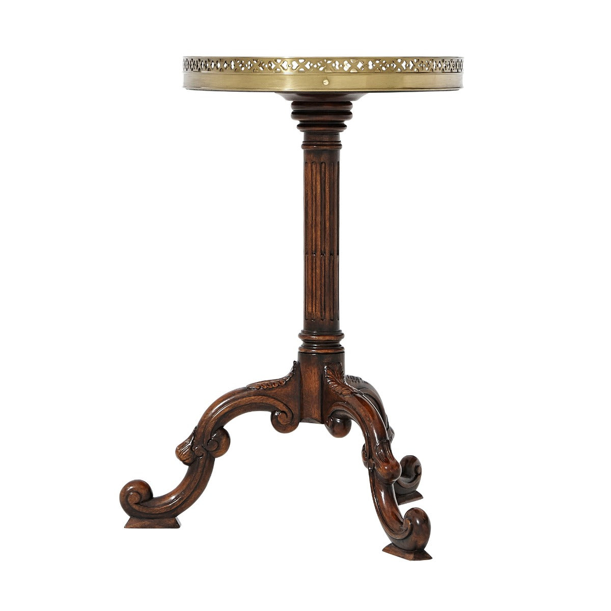 Theodore Alexander Radiating Parquetry Accent Table