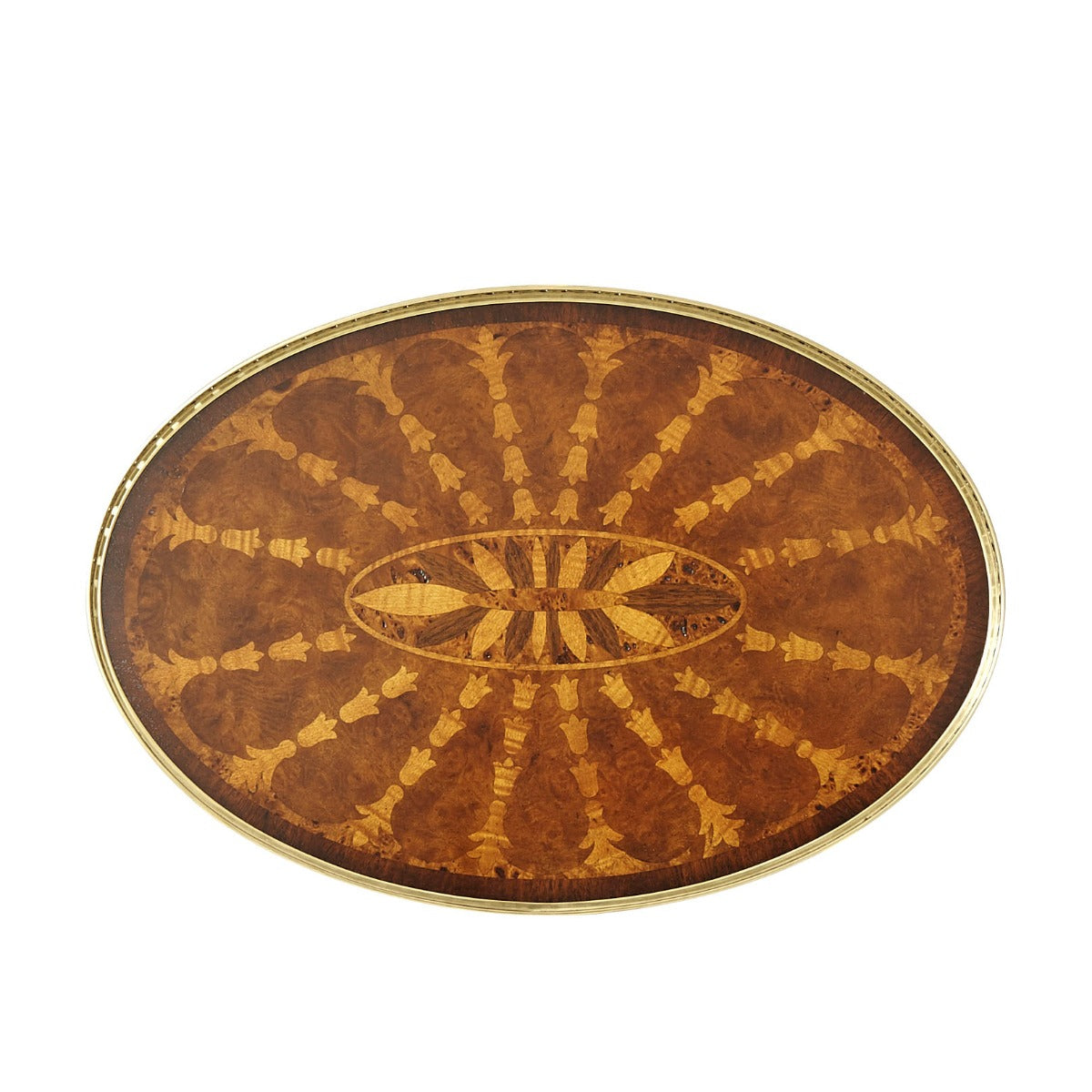 Theodore Alexander Radiating Parquetry Accent Table