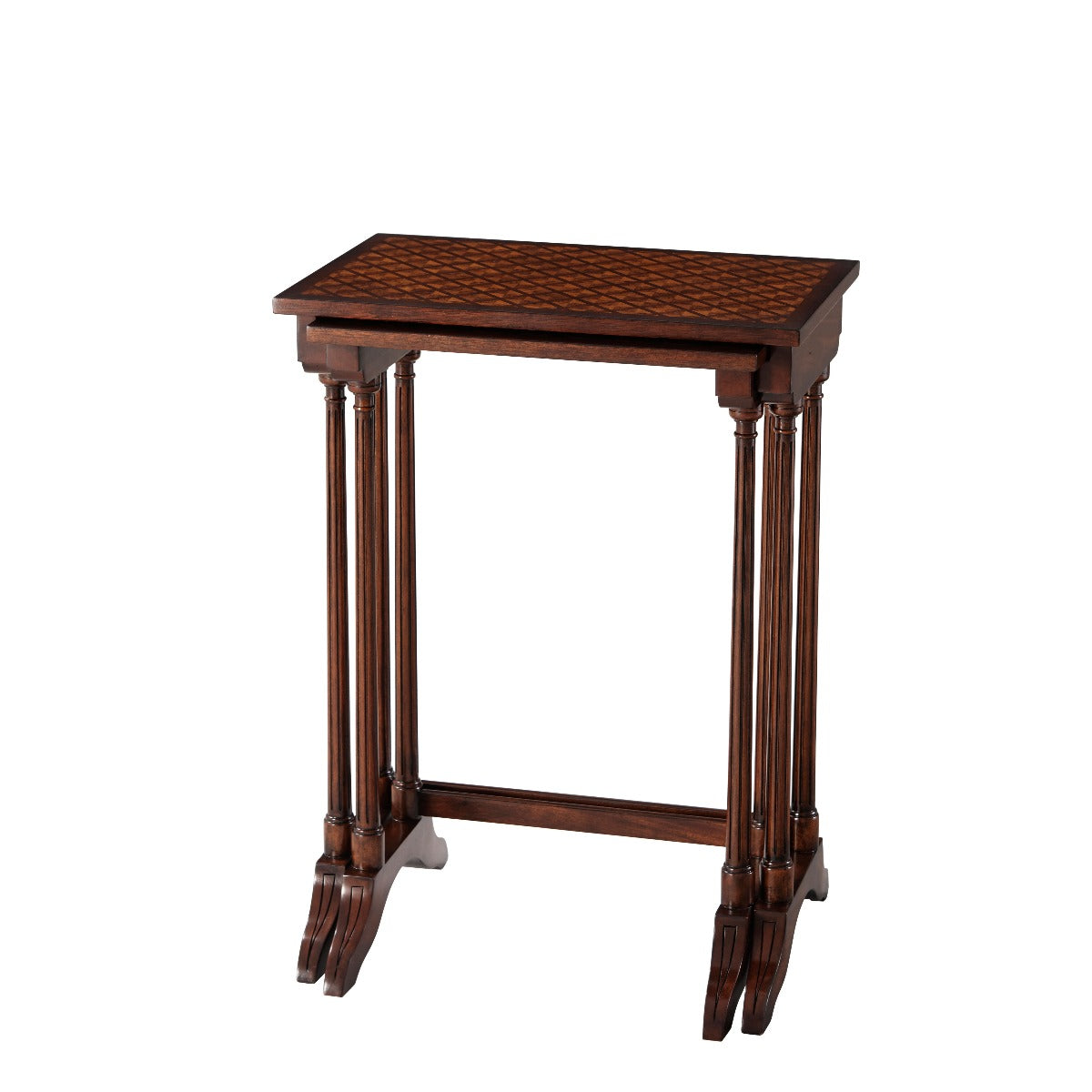 Theodore Alexander A Parquetry Nest of Table